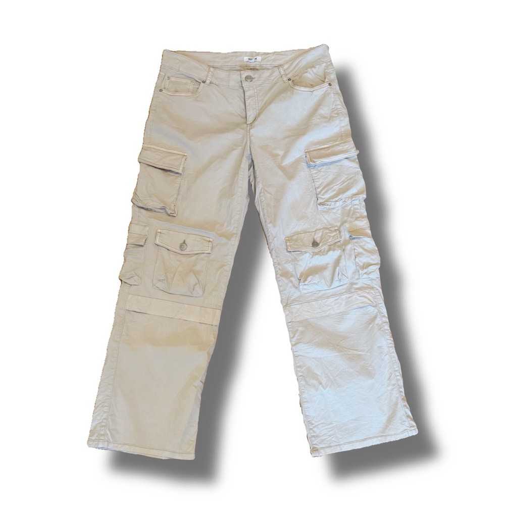 Tan cargo pants from Garage fits L